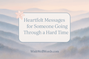 50 Heartfelt Messages for Someone Going Through a Hard Time