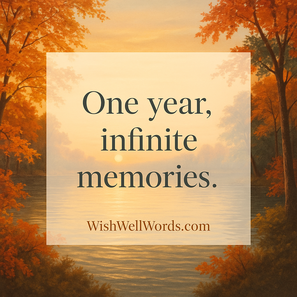 One year infinite memories